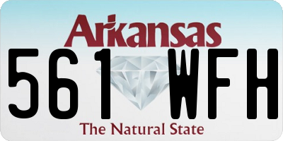 AR license plate 561WFH