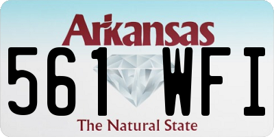 AR license plate 561WFI
