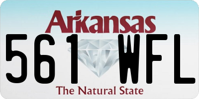 AR license plate 561WFL