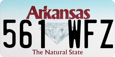 AR license plate 561WFZ
