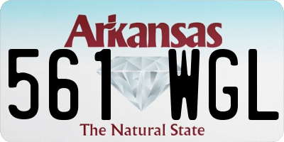 AR license plate 561WGL