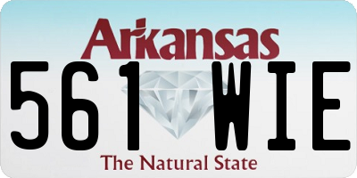 AR license plate 561WIE