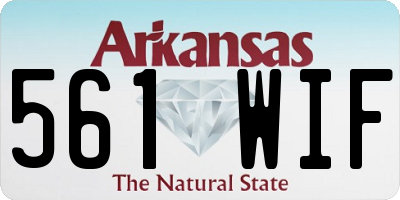 AR license plate 561WIF
