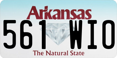 AR license plate 561WIO