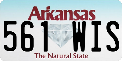 AR license plate 561WIS