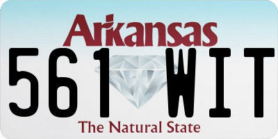 AR license plate 561WIT
