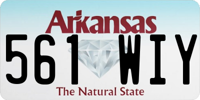 AR license plate 561WIY