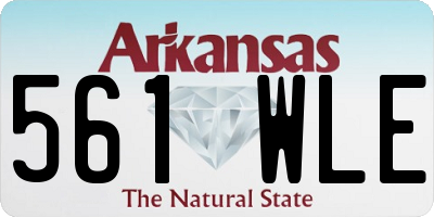 AR license plate 561WLE