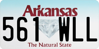 AR license plate 561WLL