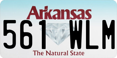 AR license plate 561WLM