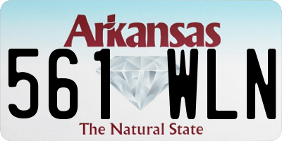 AR license plate 561WLN