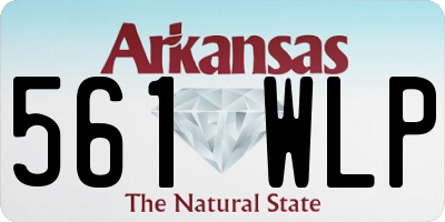 AR license plate 561WLP