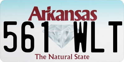 AR license plate 561WLT