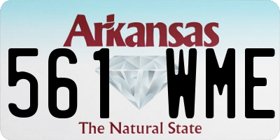 AR license plate 561WME