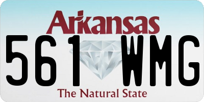 AR license plate 561WMG