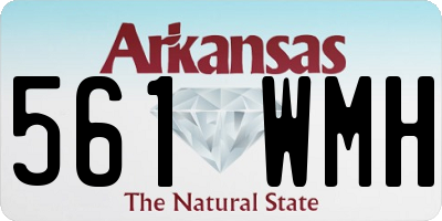 AR license plate 561WMH