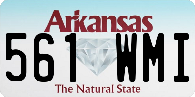 AR license plate 561WMI