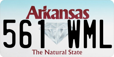 AR license plate 561WML