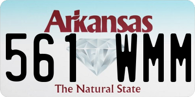 AR license plate 561WMM