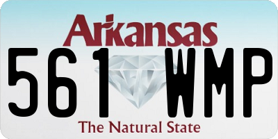 AR license plate 561WMP