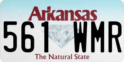 AR license plate 561WMR