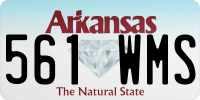 AR license plate 561WMS