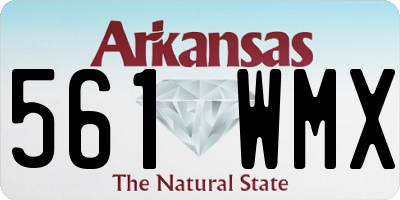 AR license plate 561WMX