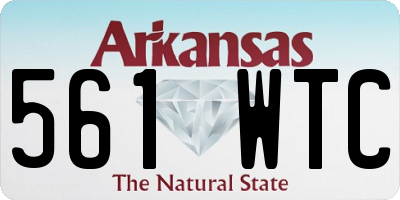 AR license plate 561WTC