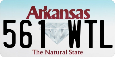 AR license plate 561WTL
