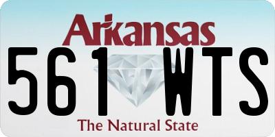 AR license plate 561WTS