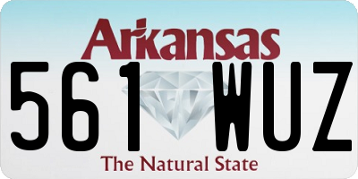 AR license plate 561WUZ