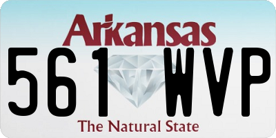 AR license plate 561WVP
