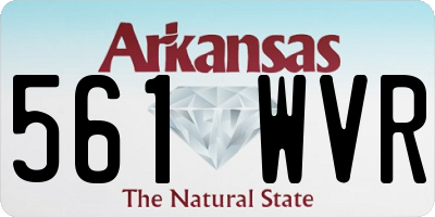 AR license plate 561WVR
