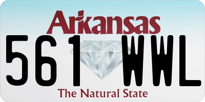 AR license plate 561WWL