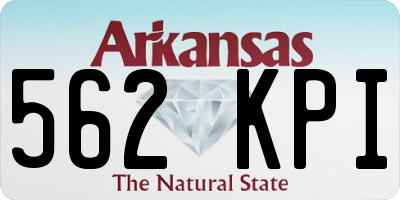 AR license plate 562KPI