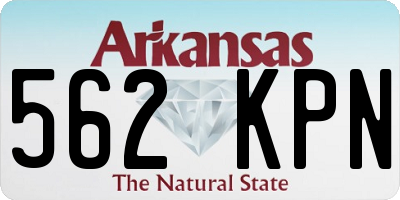 AR license plate 562KPN