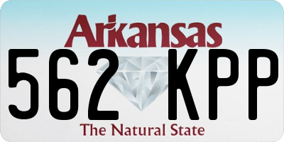 AR license plate 562KPP