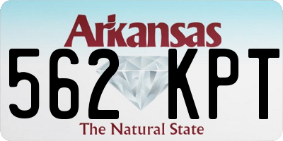 AR license plate 562KPT