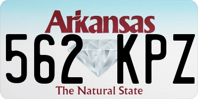 AR license plate 562KPZ