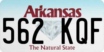 AR license plate 562KQF