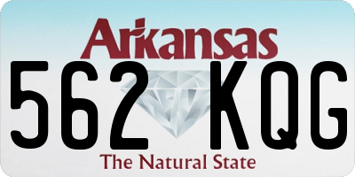 AR license plate 562KQG
