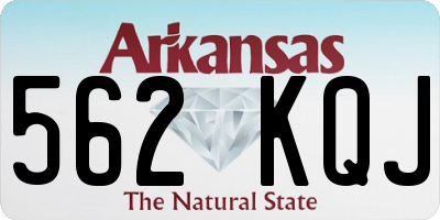 AR license plate 562KQJ