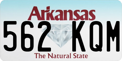 AR license plate 562KQM