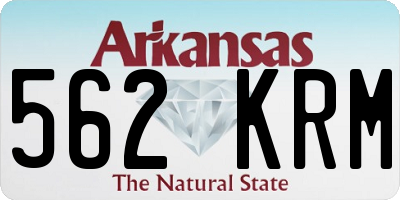 AR license plate 562KRM