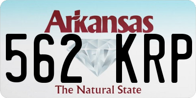 AR license plate 562KRP