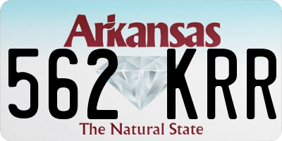 AR license plate 562KRR