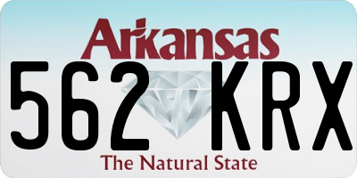 AR license plate 562KRX