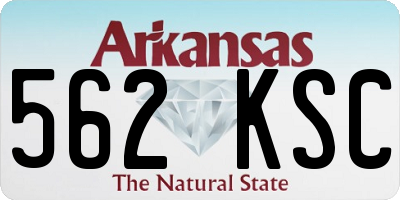 AR license plate 562KSC