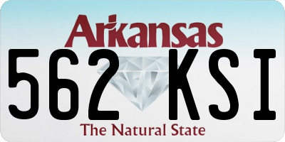 AR license plate 562KSI