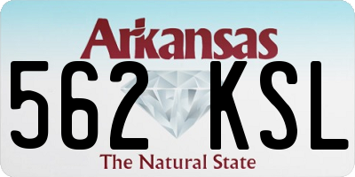 AR license plate 562KSL